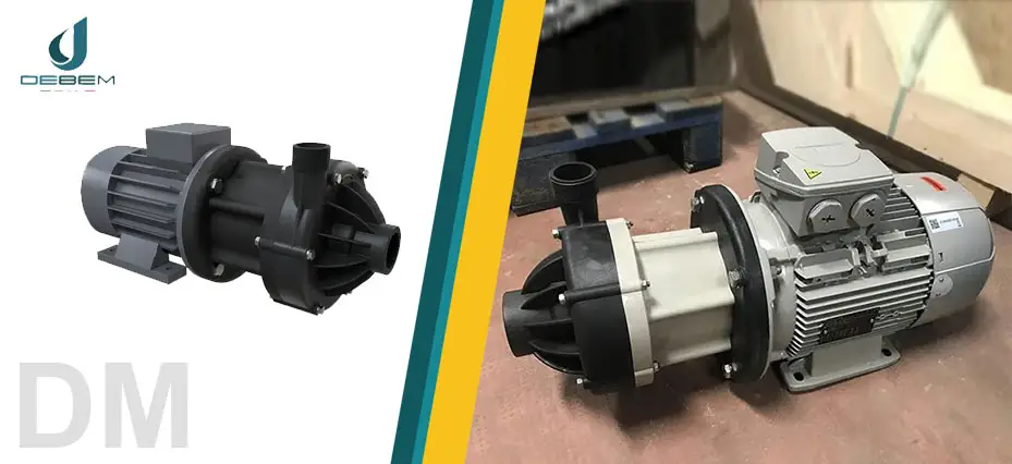 Насос для перекачки горячего раствора гидроксида натрия (каустической соды) NaOH