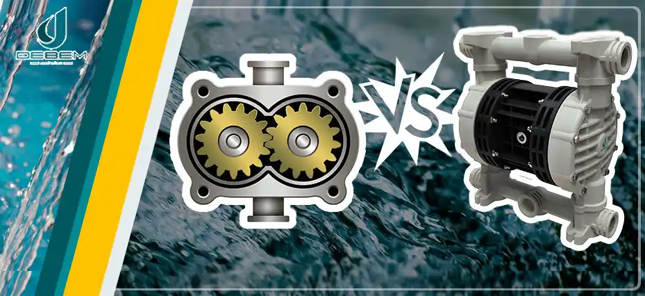 The advantages of a double diaphragm pump compared to a gear pump